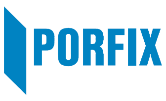 Stavebná firma stavebný materiál porfix logo
